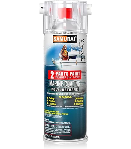 Samurai 2K Spray Paint for Marine - PU (Polyurethane) (LIGHT