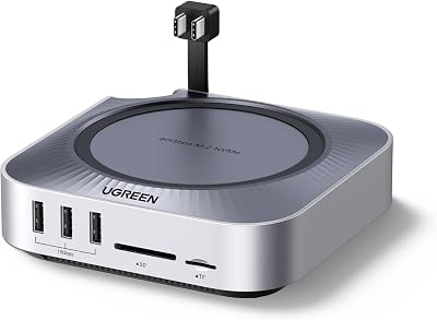 USB4.0 40Gbps Docking Station Compatible con Mac Mini M4 y M4 Pro