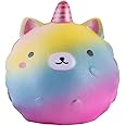Anboor 4.3 Inches Squishies Unicorn Panda Jumbo Slow Rising Kawaii Scented Soft Colorful Animal Squishies Toys Color Random,1 Pcs