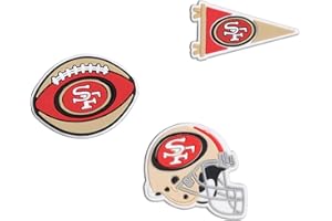 FOCO Pick Your NFL Team Shoe Decoration Charms - 3 Pack
