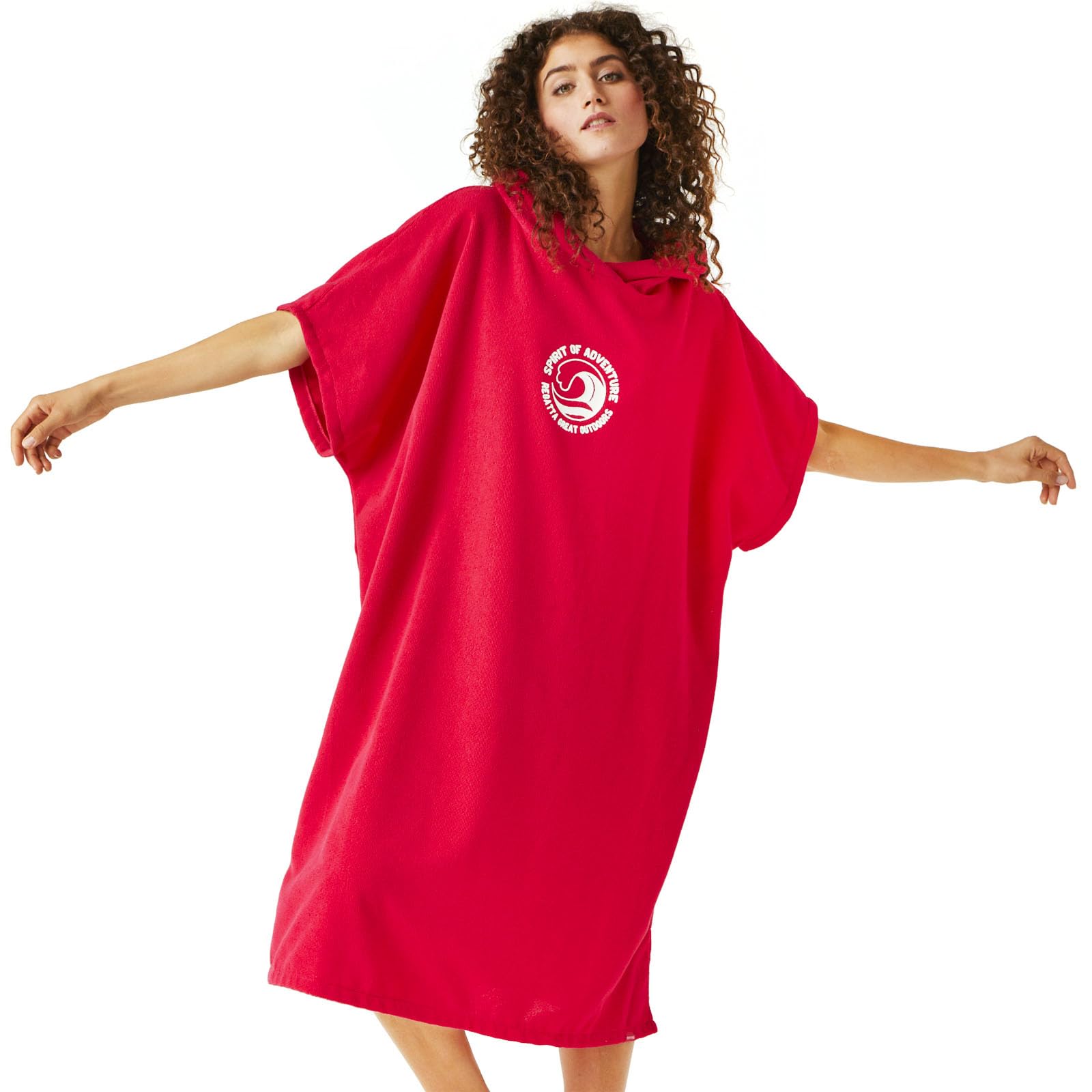 Regatta Adults Hooded Outdoor Surf Surfing Towel Poncho