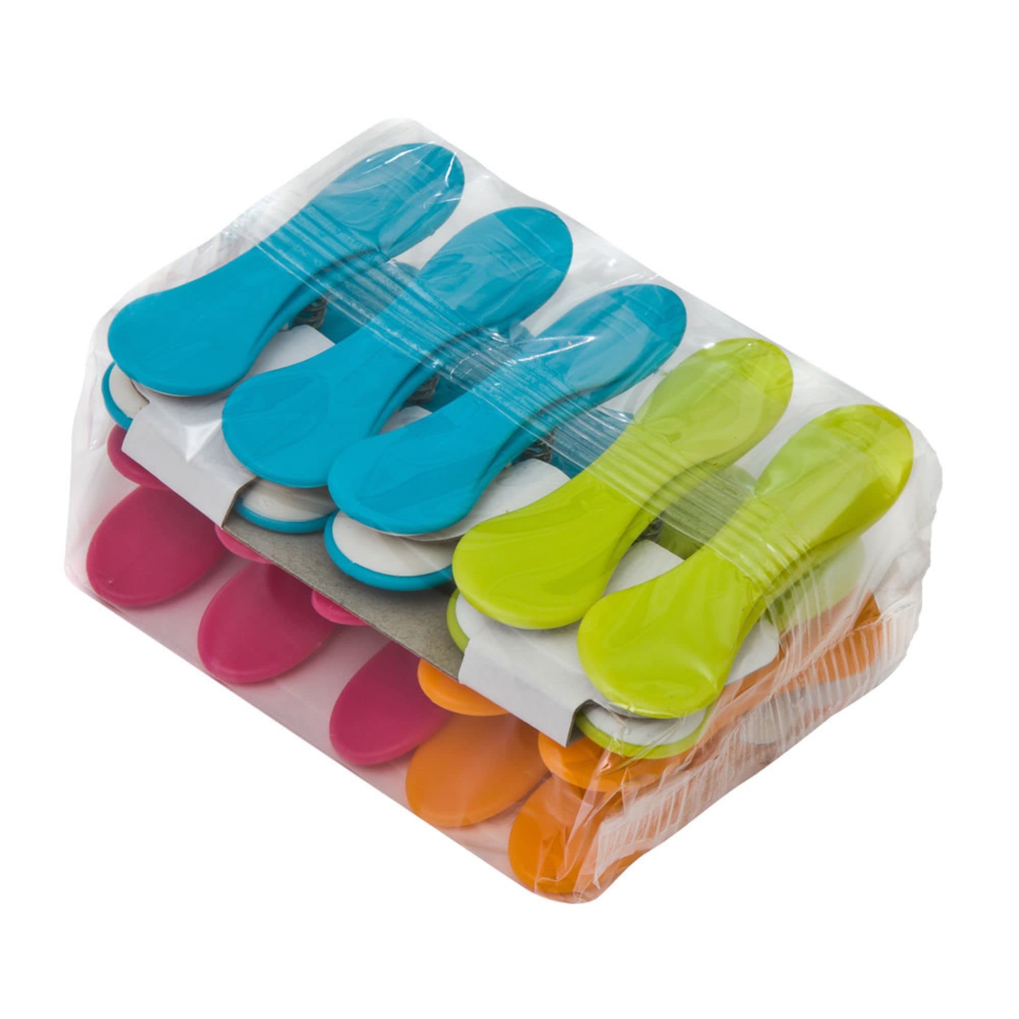 Caraselle Soft Clip Laundry Pegs for Delicate Fabrics - Gentle and Sturdy Clothespins for Silk, Woolen, and More Fine Fabric - Pegs for Washing Line - Strong Clothes Pegs in Assorted Colours - 10 pcs