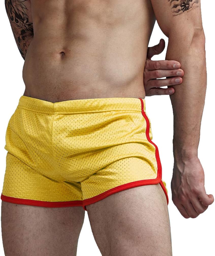 AIMPACT Men's Running Shorts Breathing Athletic Gym Mesh Shorts for Men