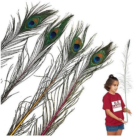 Time Sport Peacock Juggling Feathers - Set of 12