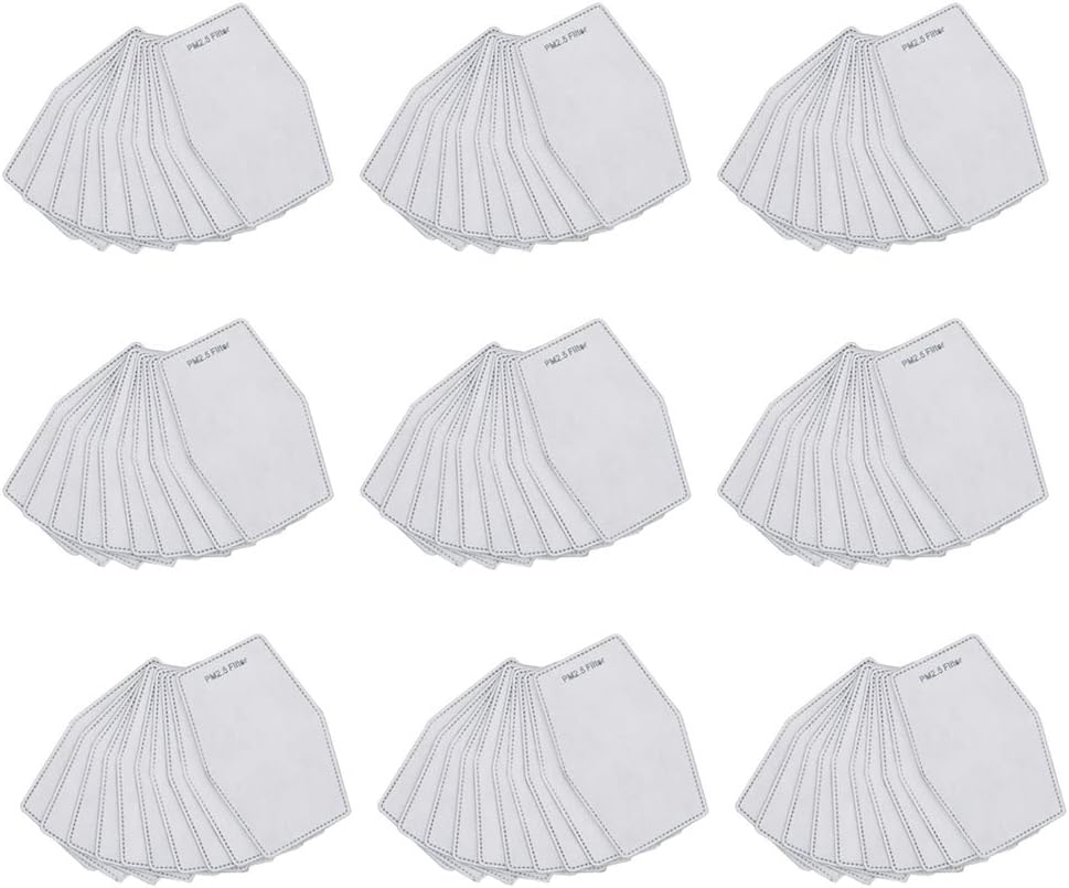 MOAMUN Activated Carbon Filters, 5-layer Replacement of the Face cover Filter in a Protective Cover (90pack-adultsize-new): Kitchen & Dining