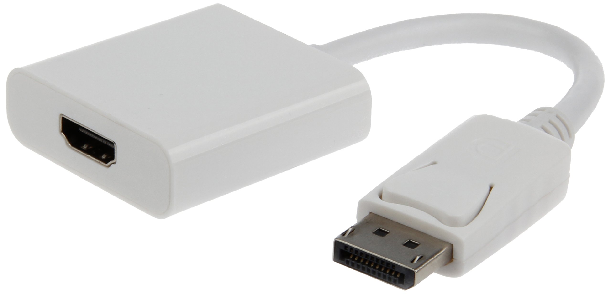 Gembird A-DPM-HDMIF-002-W Displayport M to HDMI Adapter 10 cm White