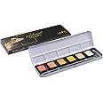Finetec Artist Pearlescent, F0600, Watercolor Paint, Assorted Pearlescent Colors - 6 Color Set