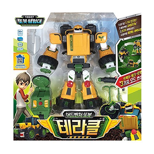 Tobot ADVENTURE Terracle Transforming in 3 Modes(Robot,Tank and Tractor) - Korean Animation Robot Character