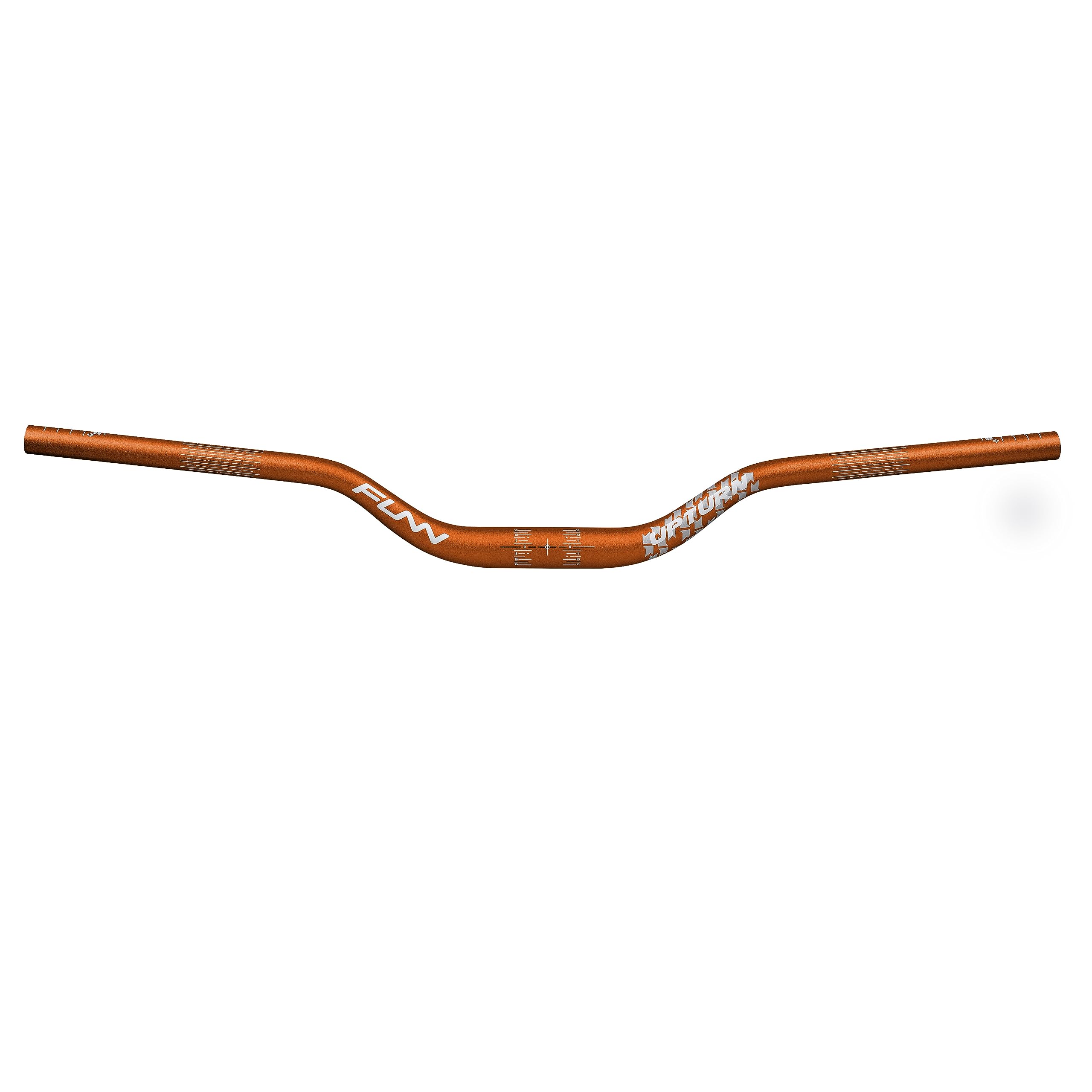 Funn Upturn High-Rise Mountain Bike Handlebar with Bar Clamp 31.8mm and Width 785mm, Durable and Lightweight Alloy Riser Handlebar for MTB and BMX Bike, Rise 55mm MTB Handlebar (Orange)