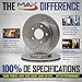 [Front] Max Brakes Premium XDS Rotors with Carbon Ceramic Pads KT008431