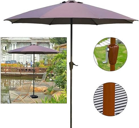 LSM Sombrillas para Patio Sombrilla de Patio de 9 Pies, Toldo de