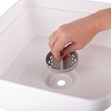 Minky 11L Washing Up Bowl with Plug & Strainer White UK Made view 4