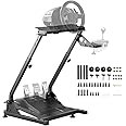 Grefinity Racing Wheel Stand，Height Adjustable Steering Wheel Stand Racing Simulator Cockpit for Logitech G920 G29 G923 G27 G25, Thrustmaster T300RS TX F458 T500RS T150 Xbox PS4 PS5 PC