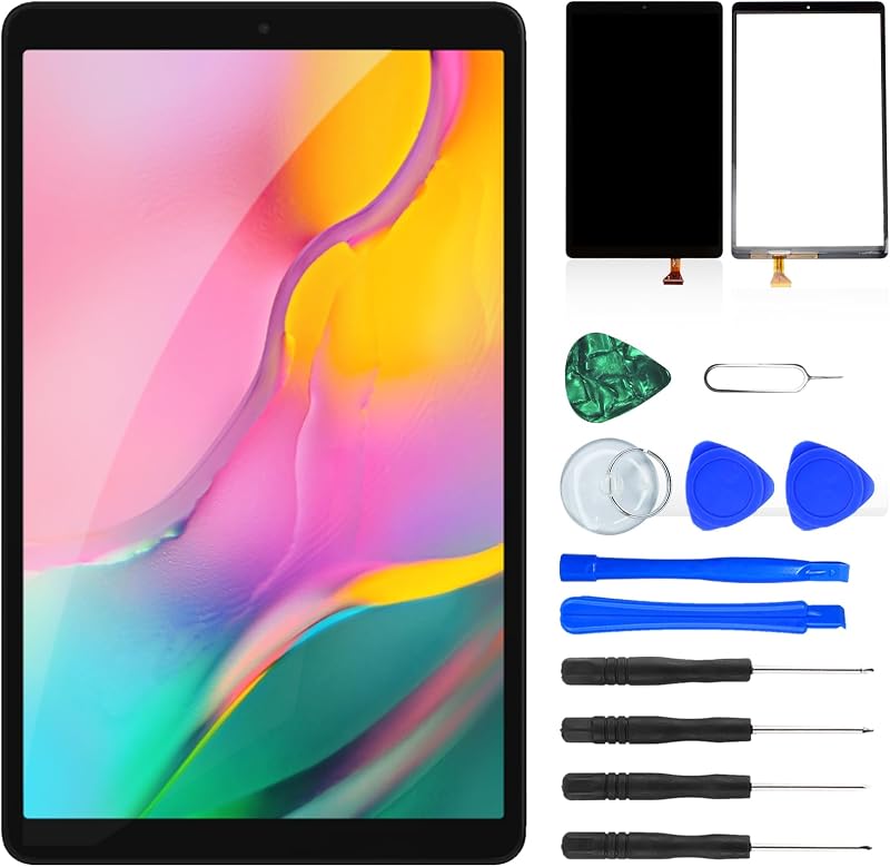 NB+ Samsung Tab A 10.1 T515 T510 Touch Screen Digitizer Adhesive Black (No LCD)