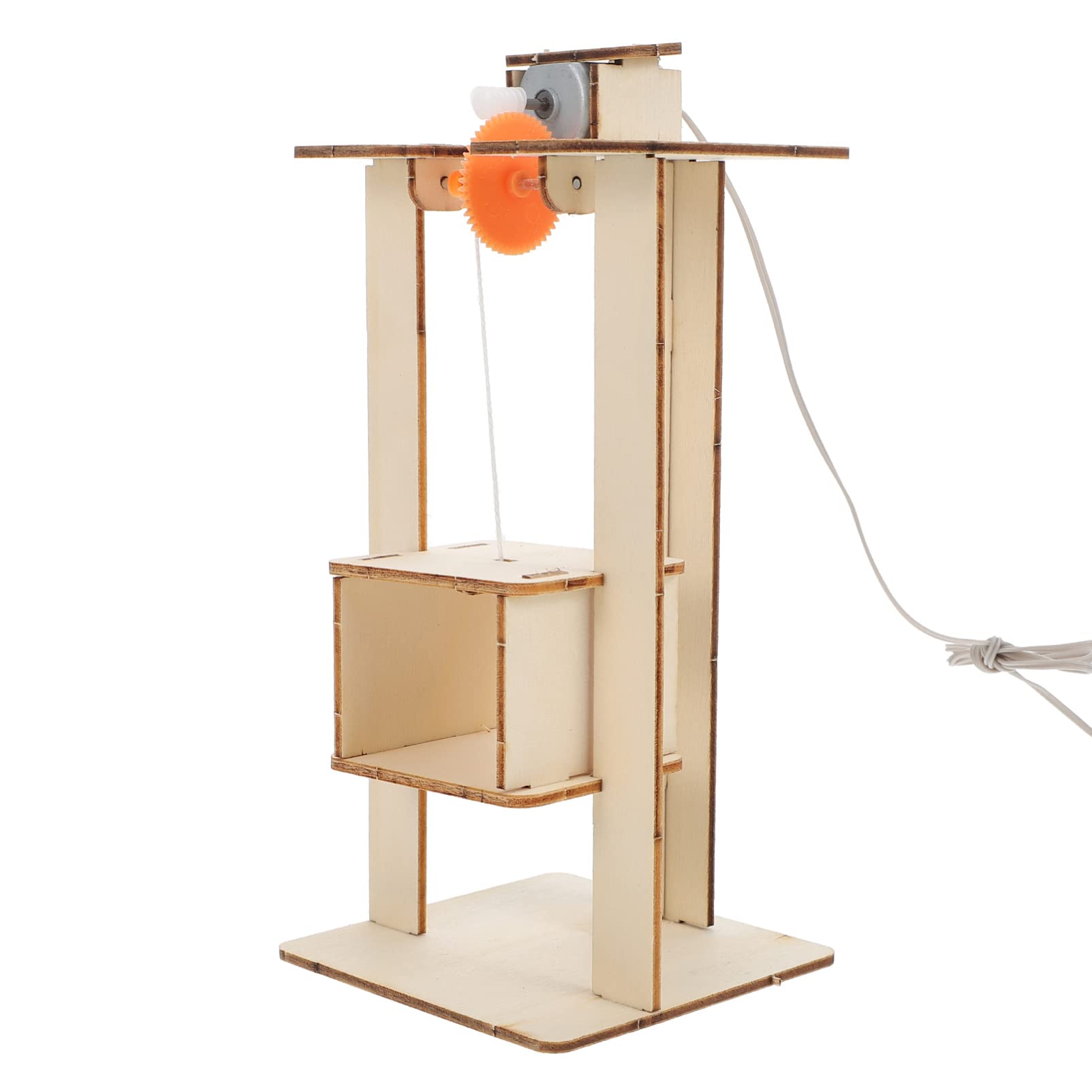 Photo 1 of Wooden Elevator Kids Stem Projects for Kids Ages 8-12 Science Kits, DIY Model Building Kits for Kids Age 12-14, Elevator Toy for Age 5-8
