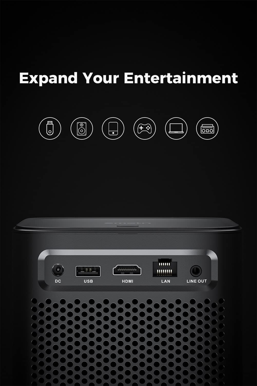 Bluetooth Projector, Emotn N1 Netflix Officially-Licensed Smart Projector, Native 1080P Movie Projector with 5G Wi-Fi and Bluetooth 5.0, Autofocus Auto Keystone, 120
