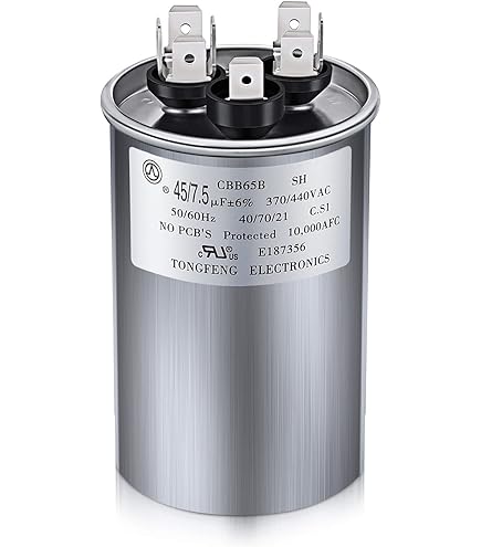 Titan TRCFD4575 Dual Rated Motor Run Capacitor Round MFD 45
