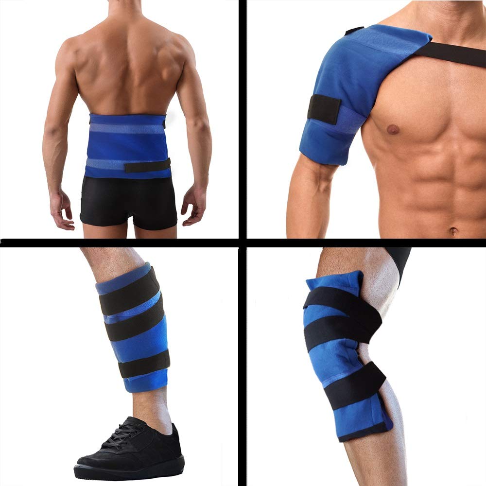 Best Oversized Gel Ice Packs for Injuries Flexible Hot