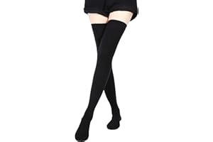 SATINIOR Extra Long Socks Thigh High Socks Extra Long Boot Stockings for Women