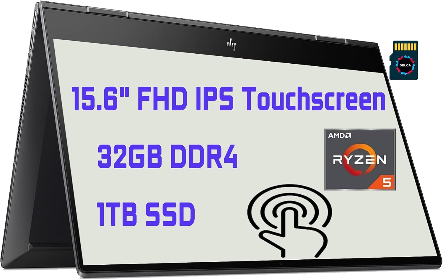 HP 2021 Envy 15 x360 Premium 2 in 1 Laptop I 15.6