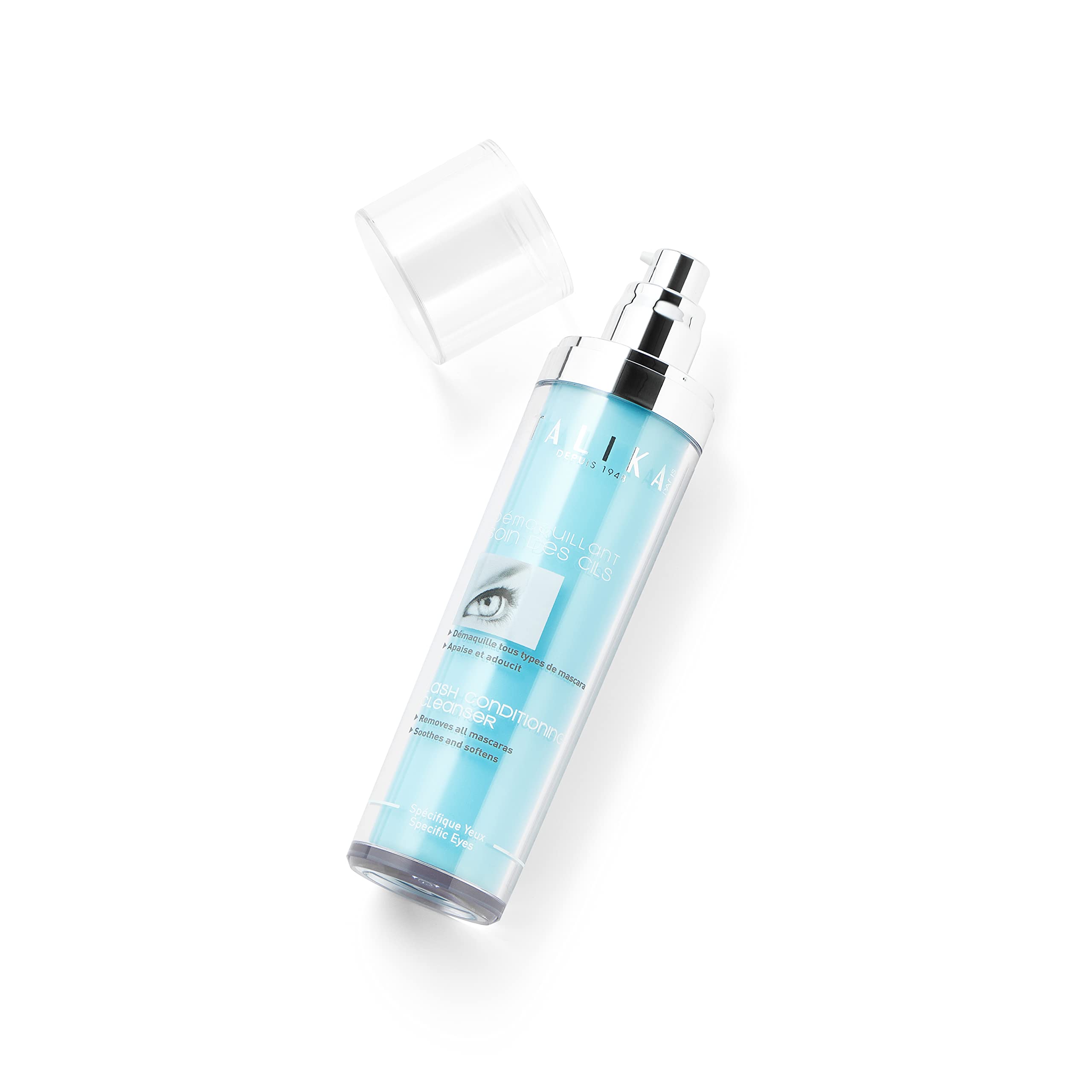 Lash Conditioning Cleanser - Talika - Leave-in make-up remover gel - Eye make-up remover for sensitive eyes and fragile eyelashes - Oil free gel - Waterproof suitable - 50 ml