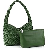 LIKEBAG Woven Handbag for Woman Vegan Leather Shoulder bag and Purse Small Fashion Shopper Totes Ladies Underarm Bags