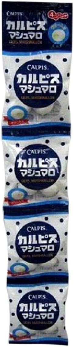 Quadruple Calpis marshmallow (four X4 bags) X12 pieces
