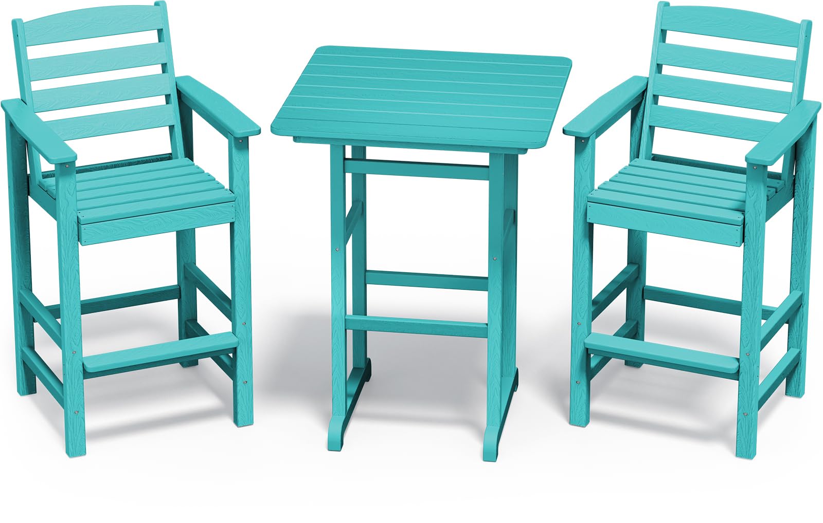 SERWALL Balcony Adirondack Chairs and Table 3