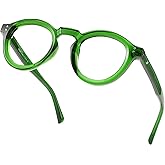 JFXQDR Blue Light Blocking Glasses for Women Men, Retro Round Frame Computer Gaming Glasses Anti Glare & UV RF6209