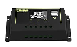 TOPSOLAR 20A 12V/24V PWM Solar Charger Controller