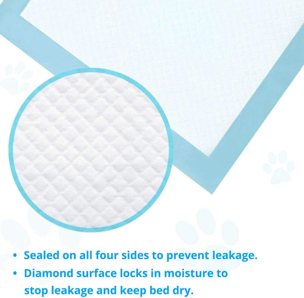 Disposable Bed Pads 32” x 36” Incontinence Pads Heavy Absorbency Underpads Waterproof 5-Layer Protection as Bed Protectors and Pee Pads (36x32 Inch (Pack of 50)): Health & Personal Care