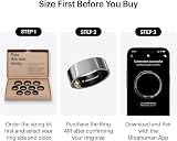 Ultrahuman Ring AIR Space Silver Size 11 Smart Ring Sleep Tracking view 2