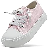 Toddler Kids Sneakers Boys and Girls Canvas Shoes Slip On Lightweight Walking Shoes for Little Big Kids