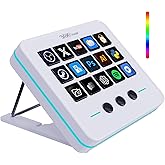 VSD M18 Stream Controller Streaming Deck, Programmable Macro Pad Keypad | Customizable LCD keys, Gaming shortcut keyboard, USB sound board, Trigger actions in OBS, Twitch, YouTube, Works with PC Mac