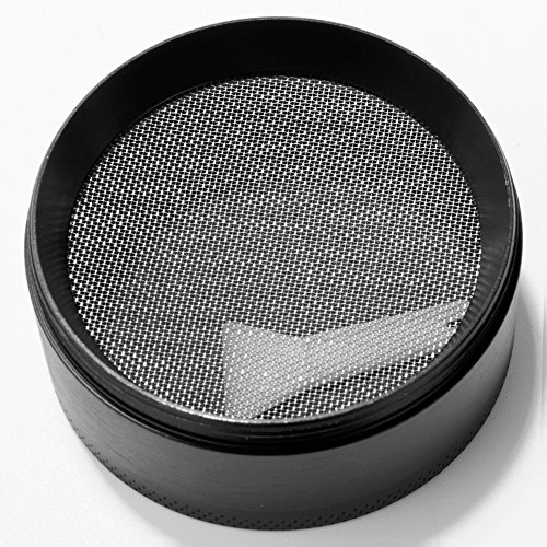 Siasky 2" Spice Herb Grinder, 4 Pieces Tobacco Weed Mill with Pollen Scraper, Premium Zinc Alloy Made, Razor-sharp Teeth- Black - Thumbnail 4