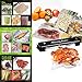 Vacuum Sealer, GEEDIAR Food Vacuum Sealer Machine, Compact Automatic Vacuum Sealing System for Dry & Moist Foods Preservation and Storage Including 15 Sealer Bags, Black