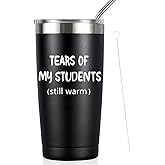 SOCOARZR Tears of Students Tumbler,Funny Teacher's Day Gifts for Teacher,New Teacher, Favorite Teachers,Birthday,Christmas Gifts for Teachers,20 Ounce Black Tumbler