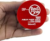 Redone Hair Styling Aqua Wax Red 50ml Travel Edge Control Ultra Hold Strawberry view 3