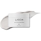 LAGOM White Kaolin Mud Mask for Blackhead Care, Purifying Pore, Dermatologically Tested, for Makeup Boosting 3.3 Fl Oz