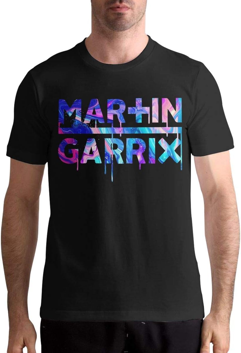 TheresaTucker Martin Garrix Men Cotton Performance Short Sleeve T Shirt