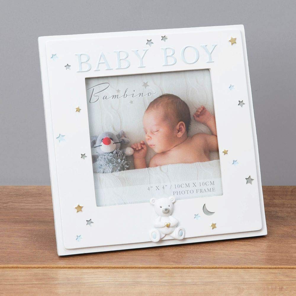 Widdop 4' x 4' - Bambino Resin Baby Boy Photo Frame CG1634