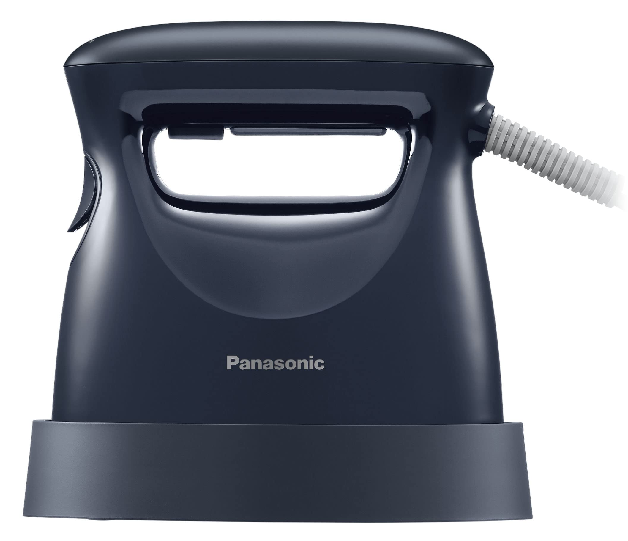 Panasonic NI-FS580-A Clothes Steamer, 360° Powerful Steam, Compact Type, Gray Navy