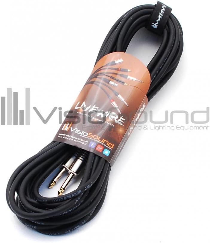 10M Jack to Jack Cable PA Speaker Lead Amazon.co.uk Electronics