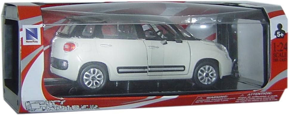 New-Ray NEWRAY 71276 - Fiat 500L, 1:24 scale, Die Cast, White