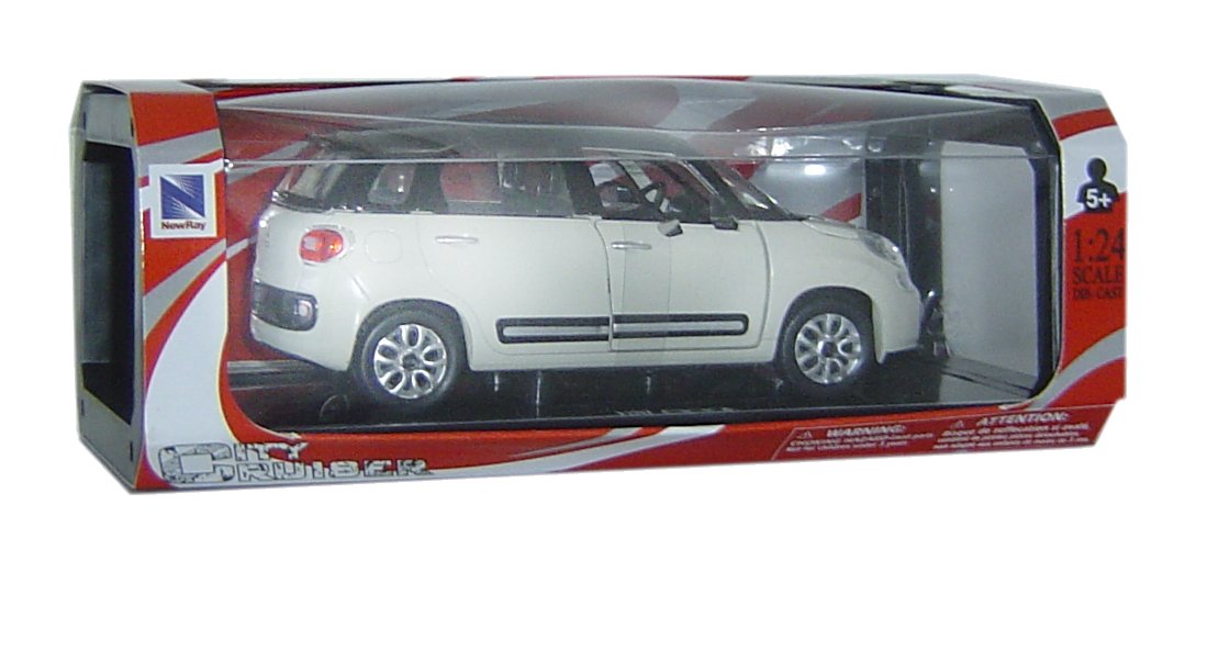 New-Ray NEWRAY 71276 - Fiat 500L, 1:24 scale, Die Cast, White