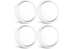 GZV RV Interior Lights, RV Puck Lights, Dimmable LED Ceiling Lights for Camper, DC 12V 4.75 Inch, RV Round Lights for Inside, LED Lights for Travel Trailer Boat 4 Pack (4000K - Cool White)