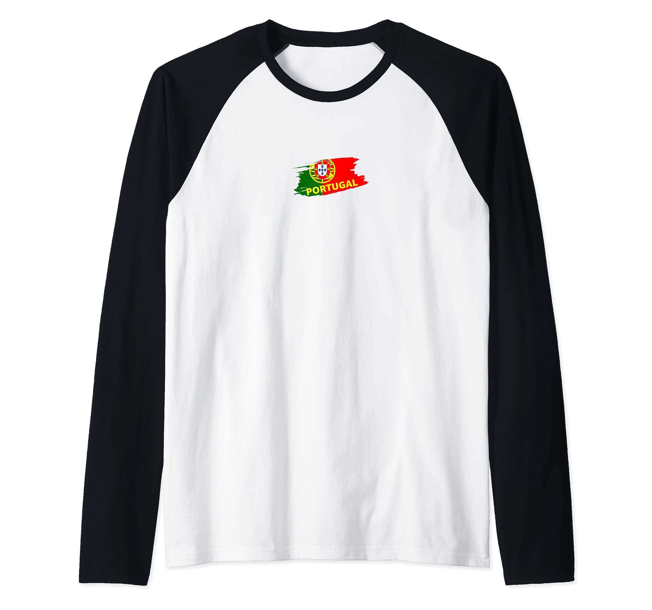 Flag Portugal Raglan Baseball Tee