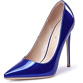 GENSHUO Women's 4.7 Inch Pumps Pointy Toe Stiletto Sexy High Heels Work Party Wedding Shoes