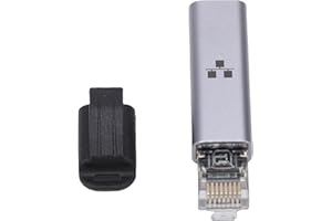 GOWENIC USB C to Ethernet Adapter, 1000Mbps RJ45 to USB C Adapter with Plug and Play for Laptop Tablet Smartphone, Stable Fas