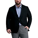 Haggar Mens The Active Series Classic Fit Gabardine Blazer (Regular and Big and Tall Sizes)